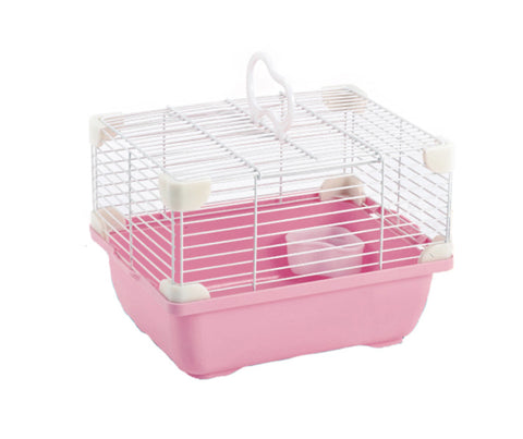 Jaula plastica para hamster rosa SP 3659